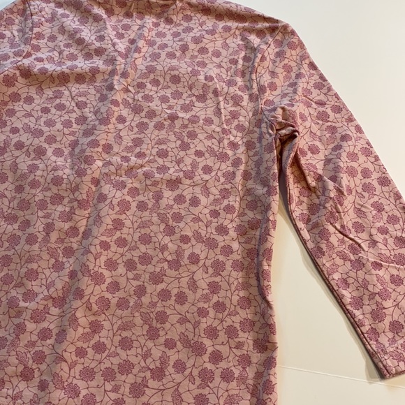 Croft & Barrow Small V-Neck 3/4 Sleeve Tee Shirt Top D4 - Picture 5 of 11